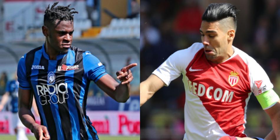Duvan Zapata y Radamel Falcao. Fuente: Futbolred.com