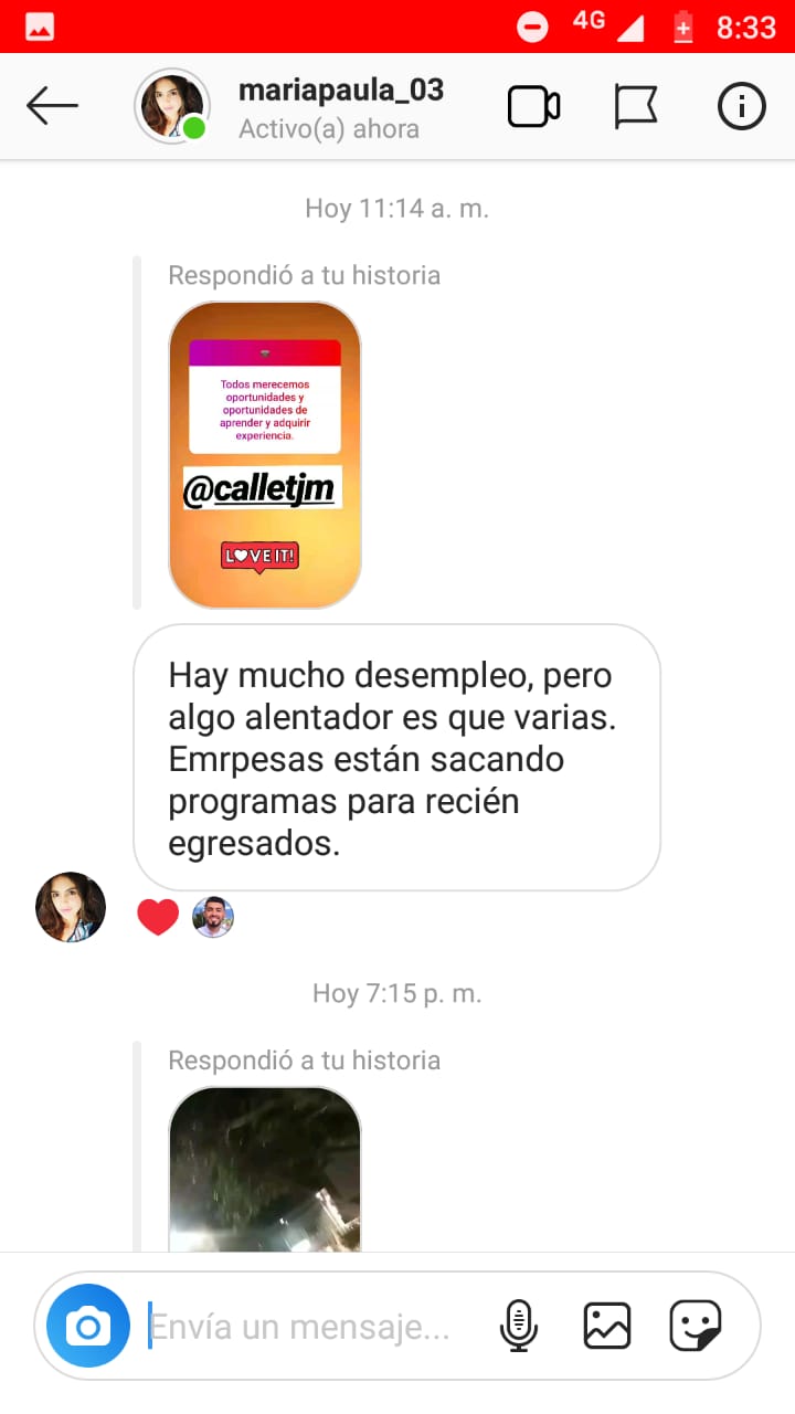 Chat Instagram @wilmar_perdomo